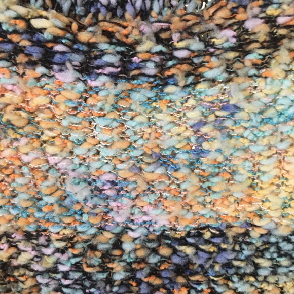 Fuzzy Tye Dye Striped Sweater - Picture 4 of 4